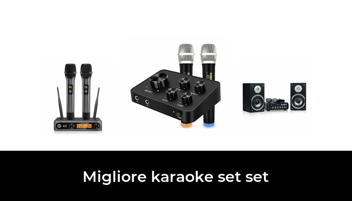 2 microfoni gsp DiscoPiu.net Karaoke Bundle 804 Mixer Cavi Kit Set per Karaoke Coppia diffusori 2 microfoni gsp DiscoPiu.net Karaoke Bundle 804 Mixer Cavi Kit Set per Karaoke Coppia diffusori