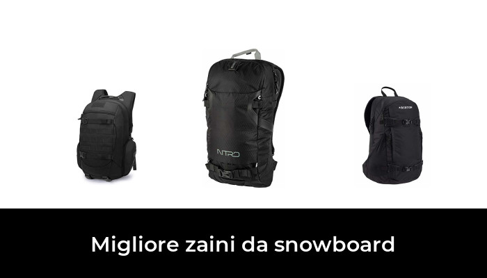 migliori zaini da snowboard