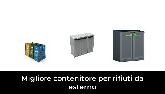 2 Contenitori Per Rifiuti Da Appendere In Cucina - Bianchi, Per