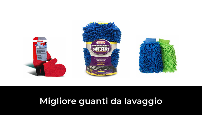 PHOGARY 10 Guanti da Bagno 15 x 21 cm Velluto a Coste Guanti da