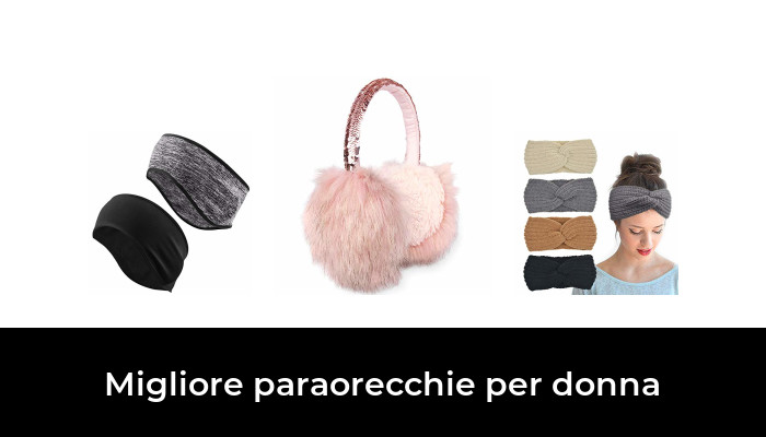 caldi Durio Paraorecchie da donna taglia unica protezione per le orecchie con fodera accessorio invernale per donne
