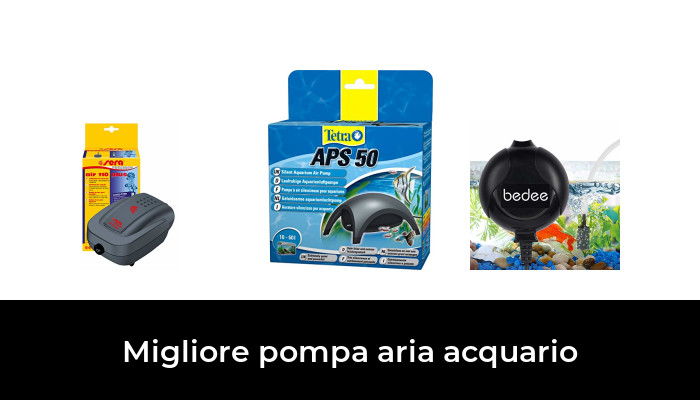 BEBUSINGOTO Pompa D'aria Per Acquario, 3W Regolabile Potente Doppia - Foto 2