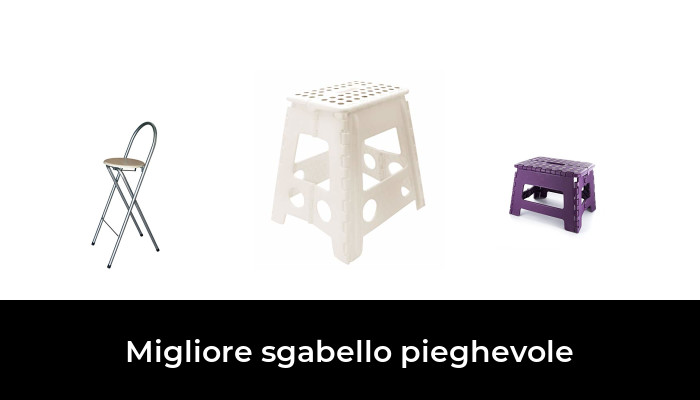 altezza 47 cm pieghevole diametro 33 cm Sgabello da cucina pieghevole seduta in legno e telaio in metallo seduta pieghevole