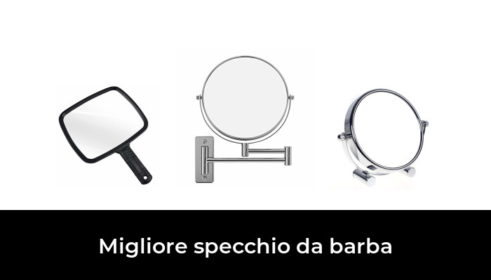 Specchio Da Barba Antiappannamento Per Doccia | Doppia Superficie Con Ingrandimento 5x | Ventosa Forte E Ganci Acciaio - Foto 9