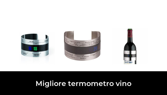 Temperatura del Vino Tianyis 3 Pezzi Termometro per Vino Termometro per bottiglia di vino Champagne e Whisky Sensore per Bracciale per Birra in Acciaio Inossidabile per Vino Rosso 