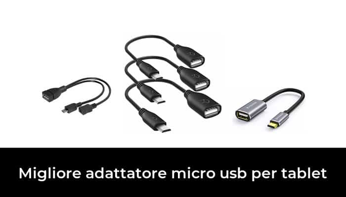 deleyCON 2x Adattatore USB C Attacco Micro USB a Presa USB C per Caricare & Sincronizzare per Smartphone Tablet Laptop Bianco