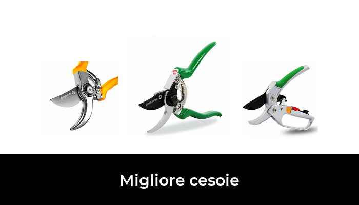 LURICO Cesoie per Potatura Manico Rinforzato Forbici Cesoie da Potatura a Cricchetto Cesoie da Giardino Design a Incudine 20.cm Forbici per Potatura per Giardinaggio