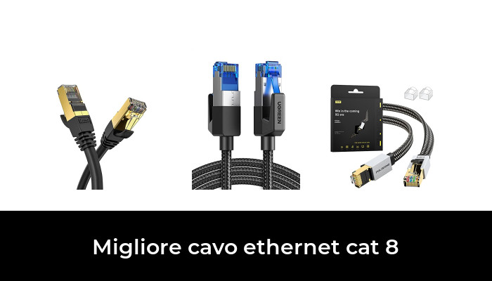 8 cavo di rete posa cavo di installazione B2Ca cavo dati indoor-∅ 0,6 mm cavo Ethernet LAN Cat8 fino a 40 Gbit/s rame S/FTP 2000 MHz PIMF LSZH senza alogeni AWG 22/1 blu HB-DIGITAL 50m Cat