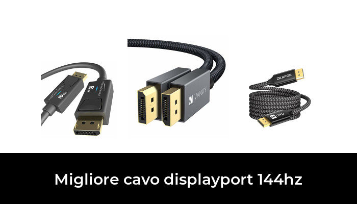 JSAUX Cavo Displayport da 3 m 2.1, DP 2.1, supporto cavo 16K@60Hz, 8K @120Hz, 4K @240Hz 80Gbps, retrocompatibile con DP1.4/DP1.2, cavo DisplayPort 2.1 compatibile con monitor, laptop, grafica