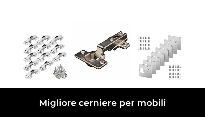 2 cerniere a molla di chiusura automatica per ante di armadi con base staccabile cerniera silenziosa che può essere chiusa lentamente ante di mobili e paraurti morbidi Cerniera argento