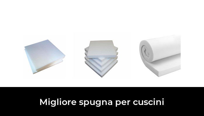 Gommapiuma Imbottitura 50x90x4cm - Spugna Made In Italy Per Cuscini E Divani