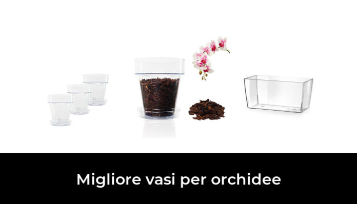 Zyiphor 5 Pezzi Vaso Trasparente per Orchidee, Vasi per Orchidee da 14 cm, Vaso Plastica Trasparente con Fori di Drenaggio e Piattini, per Interni ed Esterni, Ideale per Phalaenopsis, Dendrobium