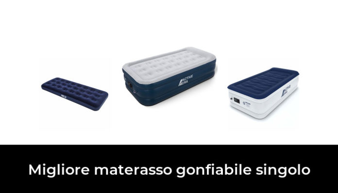 GOPLUS Letto Gonfiabile da Campeggio, Materasso Gonfiabile in PVC e Spugna con Cuscini, Facile