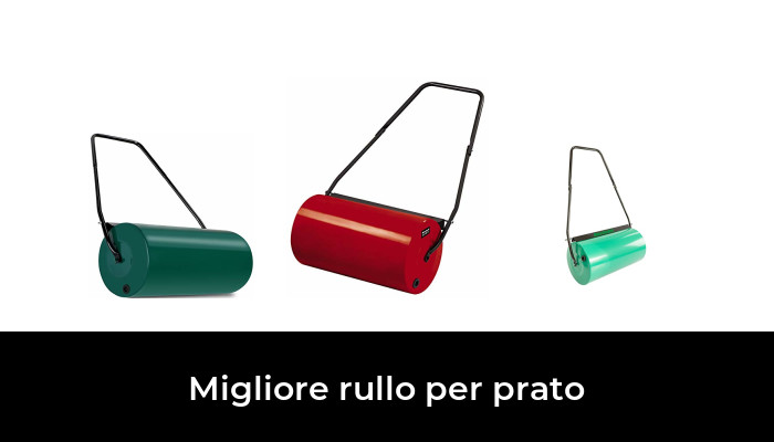 Rullo Per Prato LARS360 – Diametro 57 Cm, Capacità 46 Litri, In Metallo, Riempibile Con Acqua O Sabbia, Verde