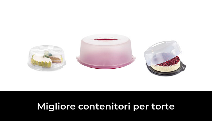 2 Scatole Per Torte Blu Portatili – Contenitori Per Dessert, Frutta E Snack, Con Coperchio Ermetico, Ideali Per Picnic E Regali