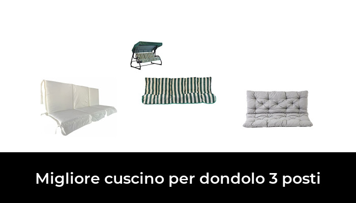 Cuscino per dondolo 154x50 cm in poliestere beige