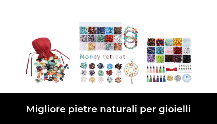 LEMESO 9 Colori Perline di Pietre Preziose Naturali Irregolari Cristalli Gemme Miste Colorate Distanziatori Creazione di Gioielli Fai da Te Braccialetti Collane con Vari Accessori Pendenti Ciodoli