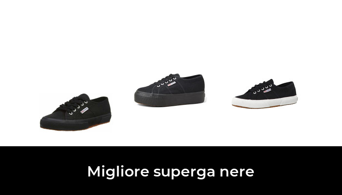 superga nere platform