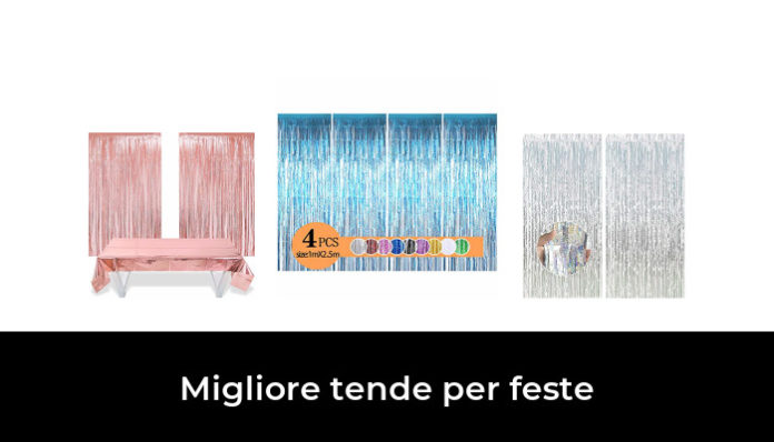 Set 4 Tende Con Frange Metalliche Per Feste - 1x2 Mt Ciascuna - Oro, Argento, Rosso, Verde - Per Natale, Compleanni E Matrimoni - 2