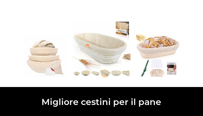 Set di 3 cestini per il pane in rattan, ciotole per la frutta rotonde intrecciate, portachiavi