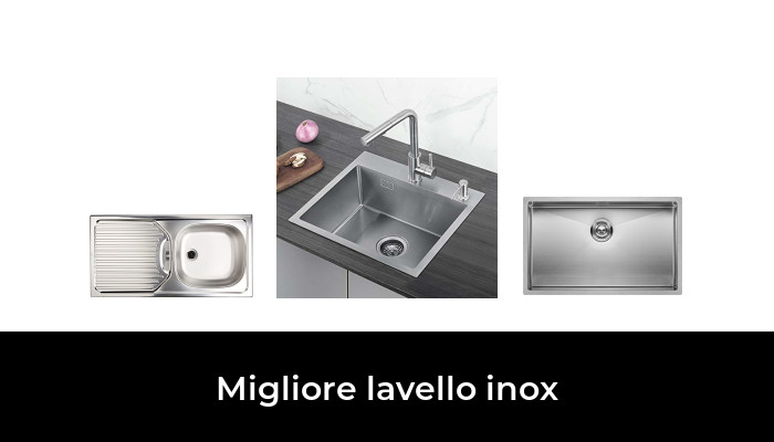 Omeere 1x Lavello inox 304 0,8MM,lavello da cucina 1 vasca in acciaio inox 80x50x18cm lavello rettangolare,lavandino cucina,Spazzolato Scolapiatti a destra 