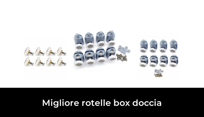 Yageartbtfed Rotelline Box Doccia 4 Pezzi Rulli per Doccia Rotelle di Doccia Rullo per Doccia Rulli Scorrevoli Doccia Rulli Doccia Rullo Rotelle per Porta per il Bagno Porta Scorrevole in Vetro