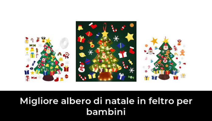 Alberelli di natale in feltro o pannolenci 36 idee fai da te