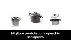 Accademia Mugnano Pentola Con Scolapasta Integrato - Antiaderente, Alluminio, 22 Cm, 4.5 Litri