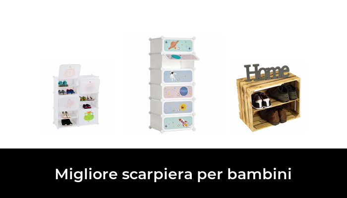 SM SunniMix Organizzatore Scarpe Per Bambini 4 Strati - Scarpiera A Forma Di Coniglio - Per Camera Da Letto E Ingresso