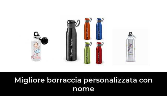 Borraccia In Alluminio Personalizzata Lyon Youtuber TEAM WGF Con Nome - Regalo Gamer