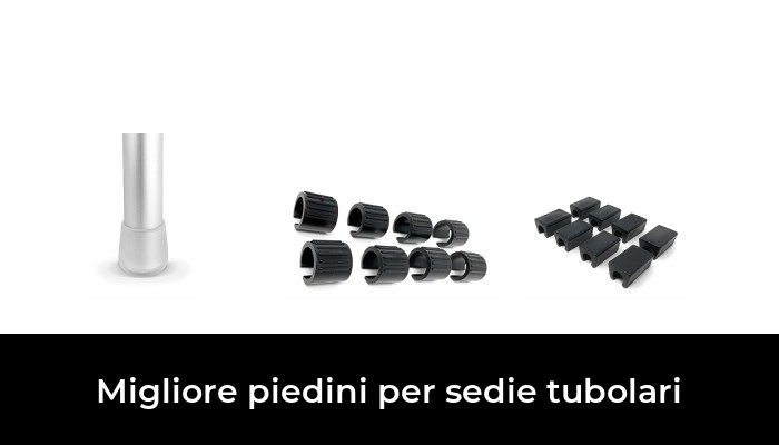 plastica per tubi tondi nero per tubi tondi 4 Piedini di fissaggio della scocca/sedia