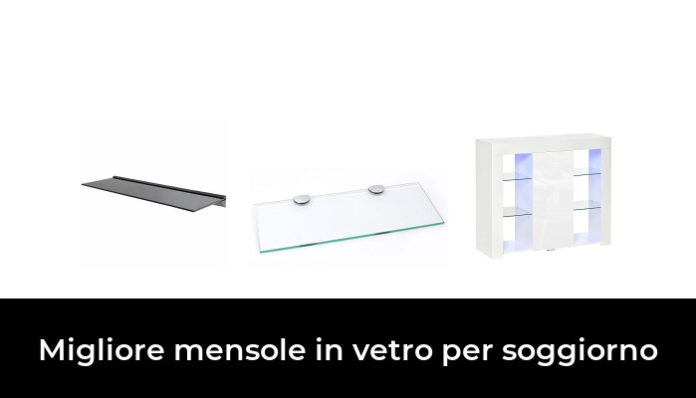 Mensola In Vetro Temperato 70x30 Cm - Trasparente, Portata 15 Kg, Spessore 8 Mm - Per Soggiorno, Bagno, Cucina