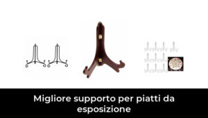 Supporti Per Piatti Kruodop - 3 Espositori In Metallo Nero - Per Piatti