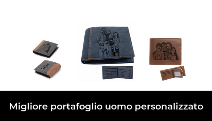 Lam Hub Fong Portafoglio Uomo Personalizzato Con Iniziali Incise E Foto - Pelle PU Vintage - 3
