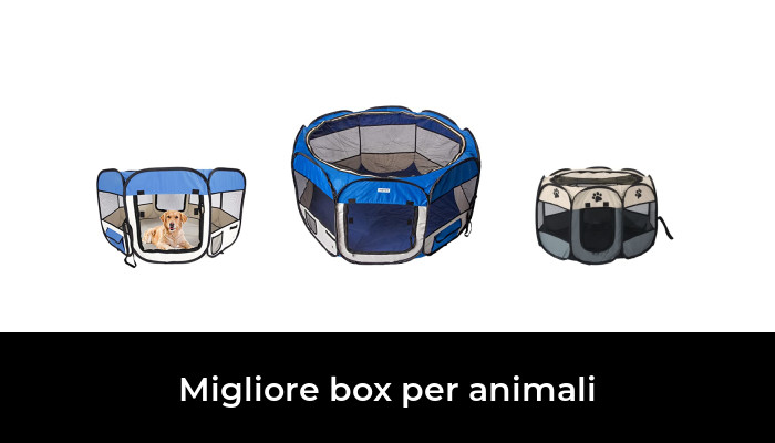 Tenda Box Per Cagnolini Cuccioli Recinto Cuccia Per Piccoli Animali Pop-Up Nero