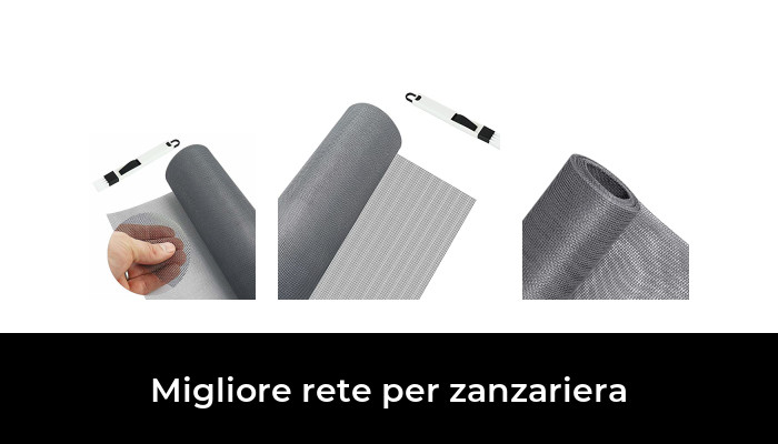 Zanzariera In Fibra Di Vetro 110x130cm Con Spazzola Inclusa – Rete Protettiva Per Finestre Tagliabile, Resistente Ai Raggi UV (Grigio)