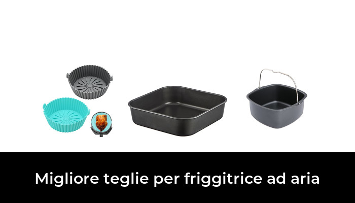 Teglia In Silicone Per Friggitrice Ad Aria Con Divisore - Per Ninja Speedi 5.7L, Cosori, Instant Vortex, Tefal
