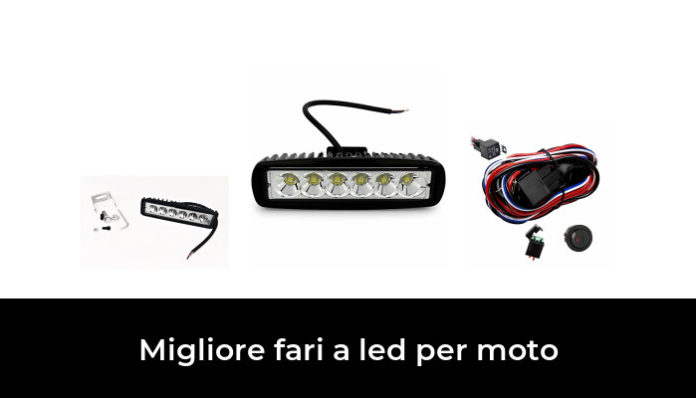 Faro LED 60W Per Moto Dirt Bike - Kit Luce Universale Per Manubrio 22mm, 2500Lm - Foto 5