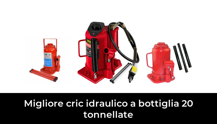Cric Professionale Regolabile Cric Idraulico A Bottiglia 20 Tonnellate - Sollevatore Per Auto, Camion E Trattori Cric Per Camion