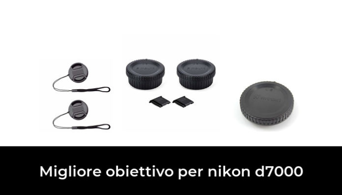 Set 2 Tappi Copriobiettivo Posteriore E 2 Tappi Corpo Per Nikon DSLR - Compatibile Con D780, D90, D7500, D7000, D3500 E Obiettivi AF/AF-S/AF-P