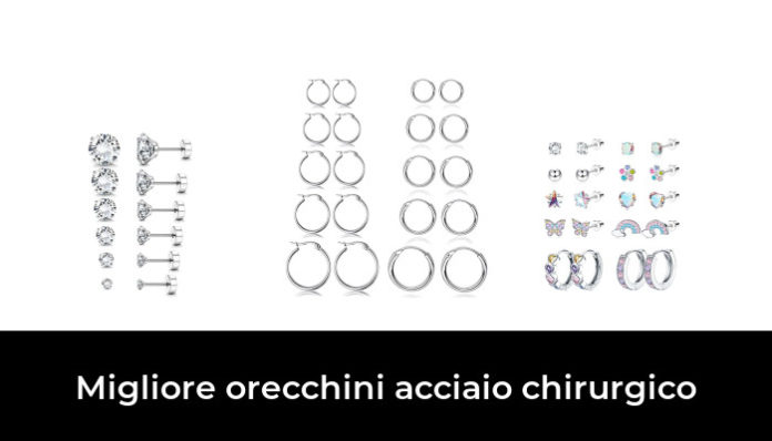 12 Paia Orecchini Donna JeweBella - Acciaio Chirurgico, Ipoallergenici, Design Carino - Foto 7