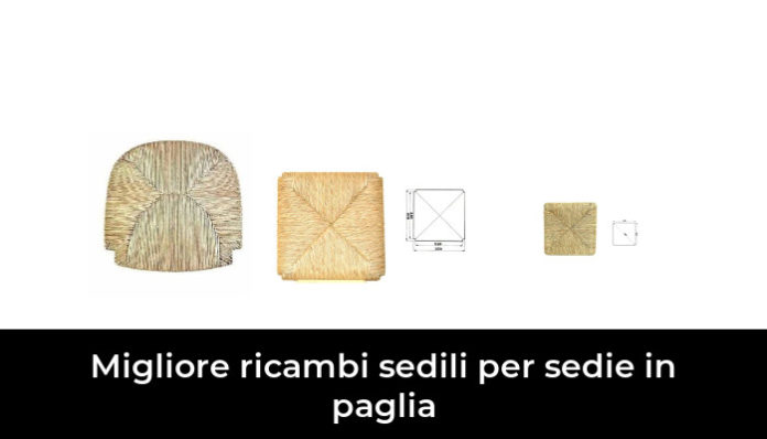 ZStyle SET SEDUTE PAGLIA mod. 996 Seduta Sedile Ricambio Telaio Fondo