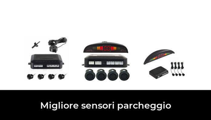 DRIWEI Kit 4 Sensori Parcheggio Nero - Display LED E Cicalino - Sistema Parcheggio Assistito PCL-6082
