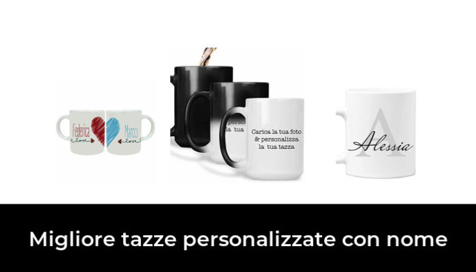 Tazza Personalizzabile Con Iniziale E Nome – Ceramica Bianca 330 Ml – Regalo Personale Per Amici E Parenti