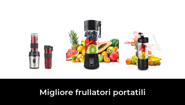 Frullatore Viaggio Sport Frullatore Portatile 700ml - Ricaricabile USB, Senza BPA, Per Frullati Frullatore Campeggio Ufficio
