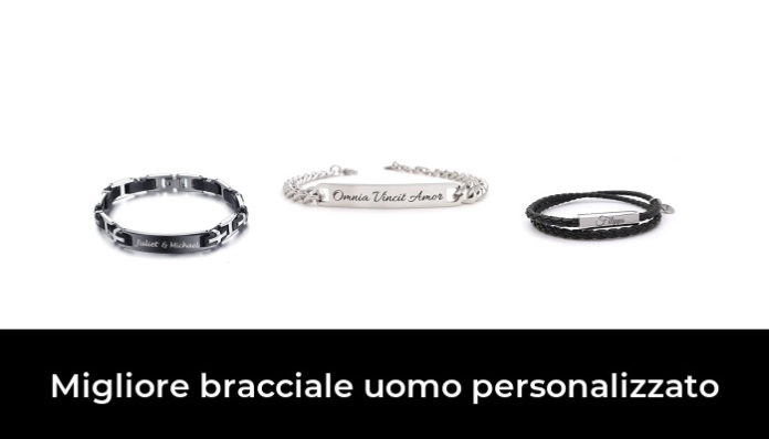 Bracciale Uomo In Pelle Personalizzato Con Nome Inciso - Regalo Per Padre, Figlio, Fidanzato - Confezione Velluto