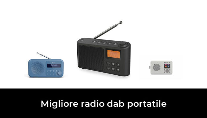 Radio Portatile ALANO FM/DAB+/Bluetooth - Schermo A Colori 2.4", Doppia Sveglia, Design Retro, Per Cucina E Giardino
