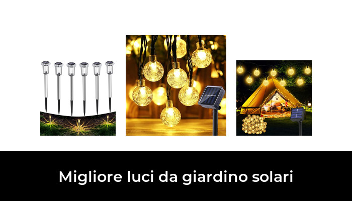 PIKOY Luci Solari Da Esterno Con Sensore Di Movimento - Cavo 10m, 318 LED, 5 Modalità