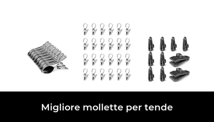 Mollette per Tende - Bianco | Panini